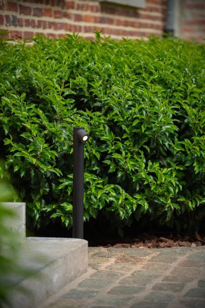 Lucide IBAMBA - Stĺpové svetlo - LED - 1x6W 3000K - IP65 - Čierna